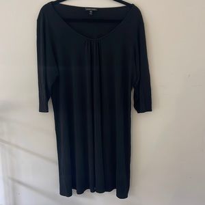 Eileen fisher 3/4 sleeve silk tunic top.